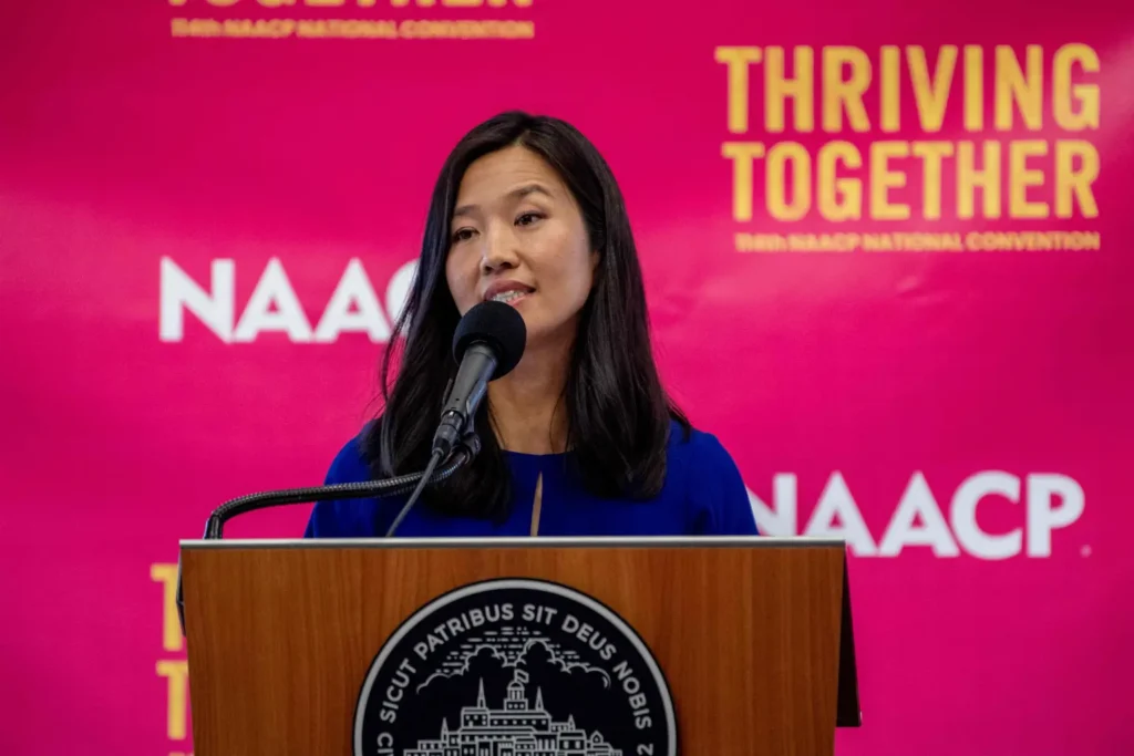 Boston Mayor Michelle Wu faces criticism after her administration acknowledged that it created a list of her vocal critics and provided it to the police.