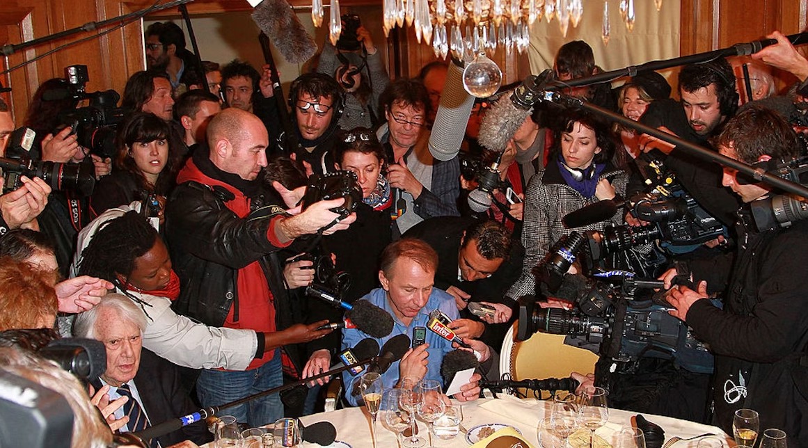Francúzsky autor Michel Houellebecq kladie otázky a získava ceny (Foto Richard Bord/Getty Images)